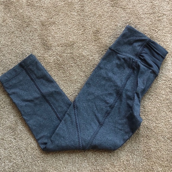 lululemon athletica Pants - Grey Capri Lululemon Leggings